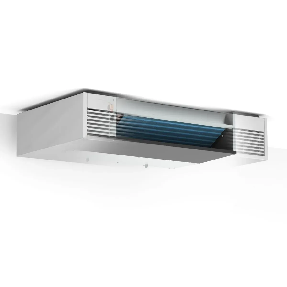 Jaga - Briza 22 Plafondmodel - Geen sturing - 2 Pijps - 630x2250mm - 24511 Watt - Front Top grill - Zandstraalgrijs